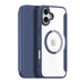 Dux Ducis Skin X Pro iPhone 16 Case with MagSafe and Flip - Blue - Cell phone cases and covers<<<HurtelXML