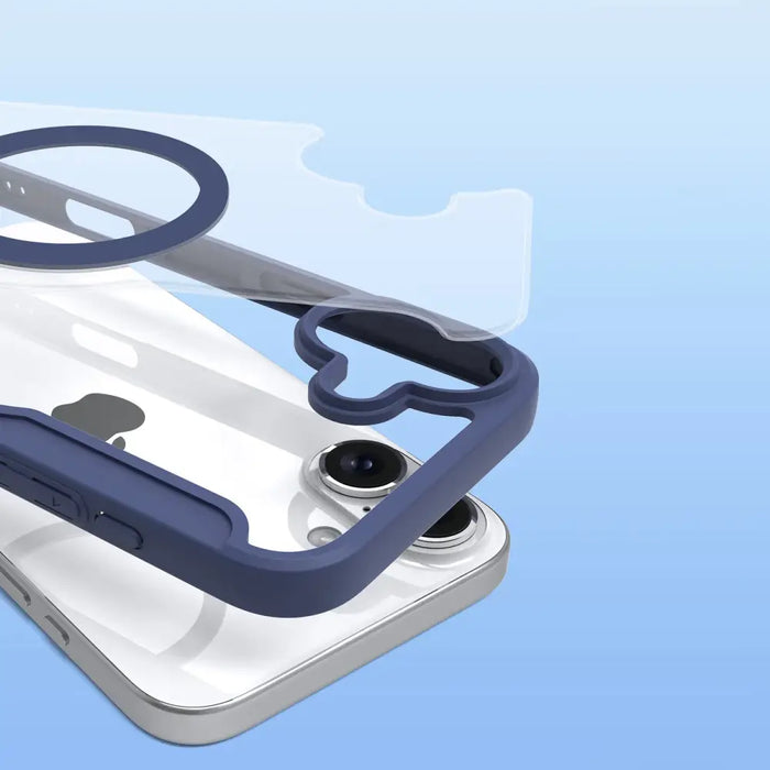 Dux Ducis Skin X Pro iPhone 16 Case with MagSafe and Flip - Blue - Cell phone cases and covers<<<HurtelXML