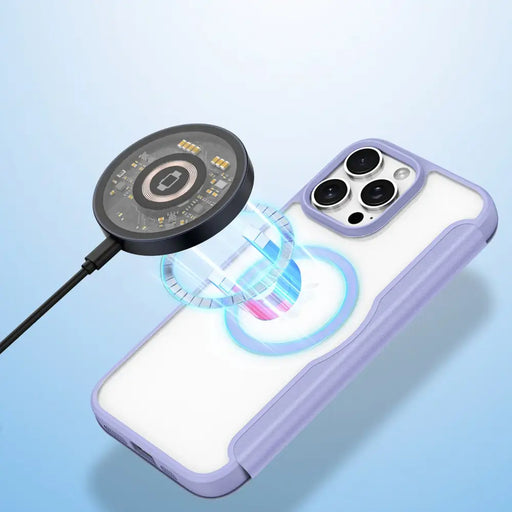 Dux Ducis Skin X Pro iPhone 16 Pro Case with MagSafe and Flip Cover - Purple - Cell phone cases and covers<<<HurtelXML