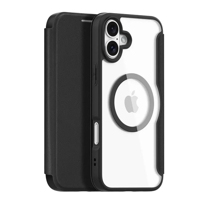 Dux Ducis Skin X Pro iPhone 16 Case with MagSafe and Flip Cover - Black - Cell phone cases and covers<<<HurtelXML