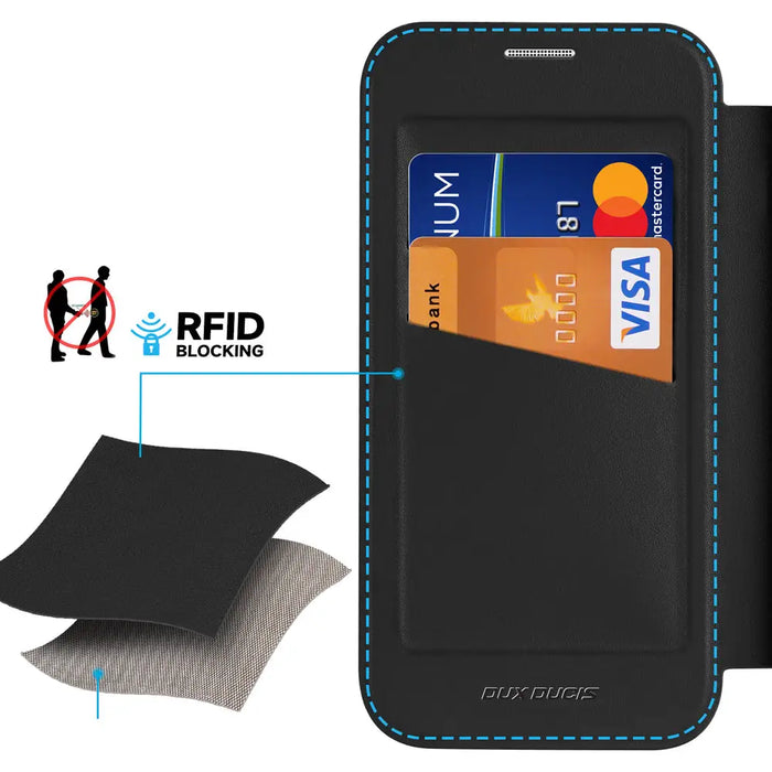 Dux Ducis Skin X Pro iPhone 16 Pro Case with MagSafe and Flip Cover - Black - Cell phone cases and covers<<<HurtelXML