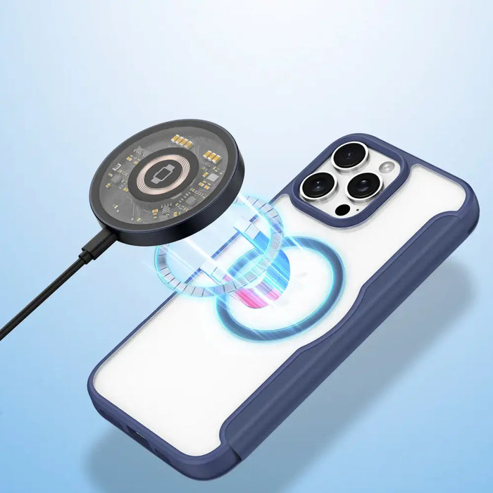 Dux Ducis Skin X Pro iPhone 16 Pro Case with MagSafe and Flip Cover - Blue - Cell phone cases and covers<<<HurtelXML