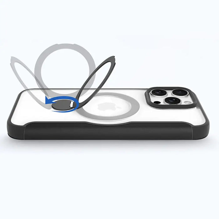 Dux Ducis Skin X Pro iPhone 16 Pro Case with MagSafe Flip and Stand - Black - Cell phone cases and covers<<<HurtelXML