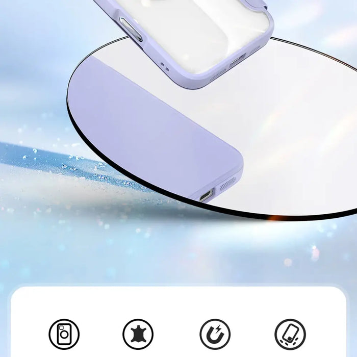 Dux Ducis Skin X Pro iPhone 16 Pro Max Case with MagSafe and Flip Cover - Purple - Cell phone cases