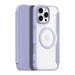 Dux Ducis Skin X Pro iPhone 16 Pro Max Case with MagSafe and Flip Cover - Purple - Cell phone cases
