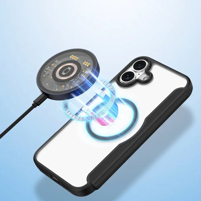 Dux Ducis Skin X Pro iPhone 16 Plus Case with MagSafe and Flip Cover - Black - Cell phone cases and covers<<<HurtelXML