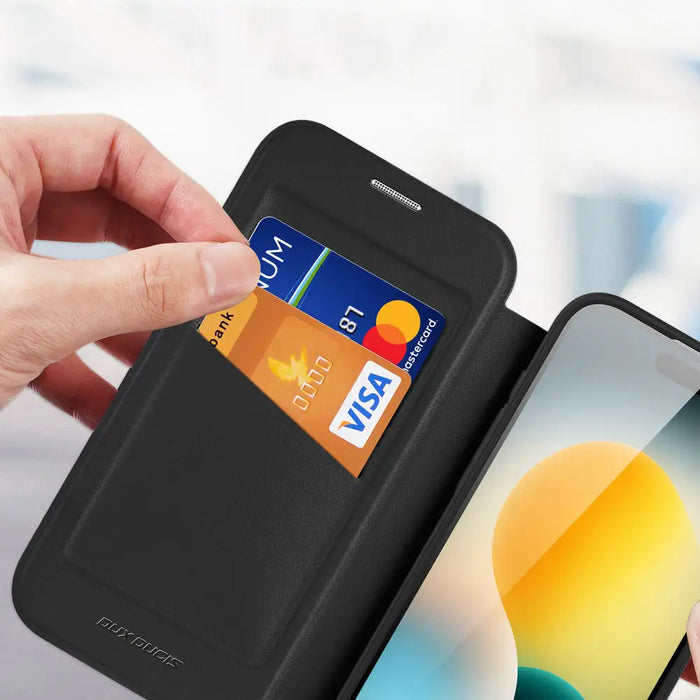 Dux Ducis Skin X Pro iPhone 17 Air Case with Wallet MagSafe Compatible - Black - Cell phone cases and covers<<<HurtelXML