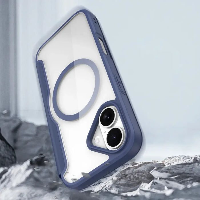 Dux Ducis Skin X Pro iPhone 17 Case with Wallet MagSafe Compatible - Blue - Cell phone cases and covers<<<HurtelXML