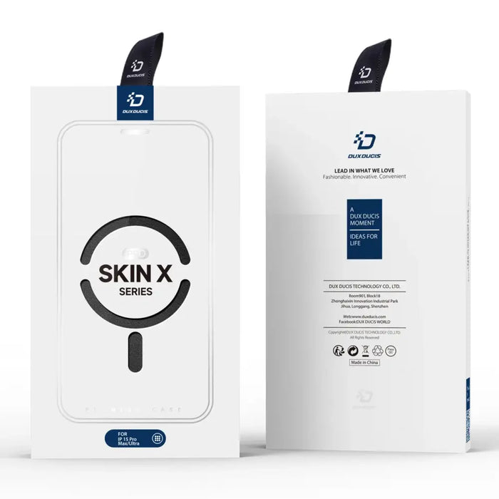 Dux Ducis Skin X Pro Magnetic Flip MagSafe Case iPhone 15 Pro Max - Black - Cell phone cases and covers<<<HurtelXML
