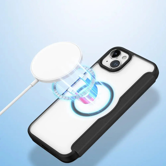 Dux Ducis Skin X Pro Magnetic Flip MagSafe Case iPhone 15 Plus - Black - Cell phone cases and covers<<<HurtelXML