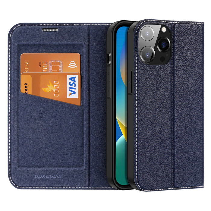 Dux Ducis Skin X2 case for iPhone 14 Pro Max case with magnetic flap blue - Cell phone cases and covers<<<HurtelXML