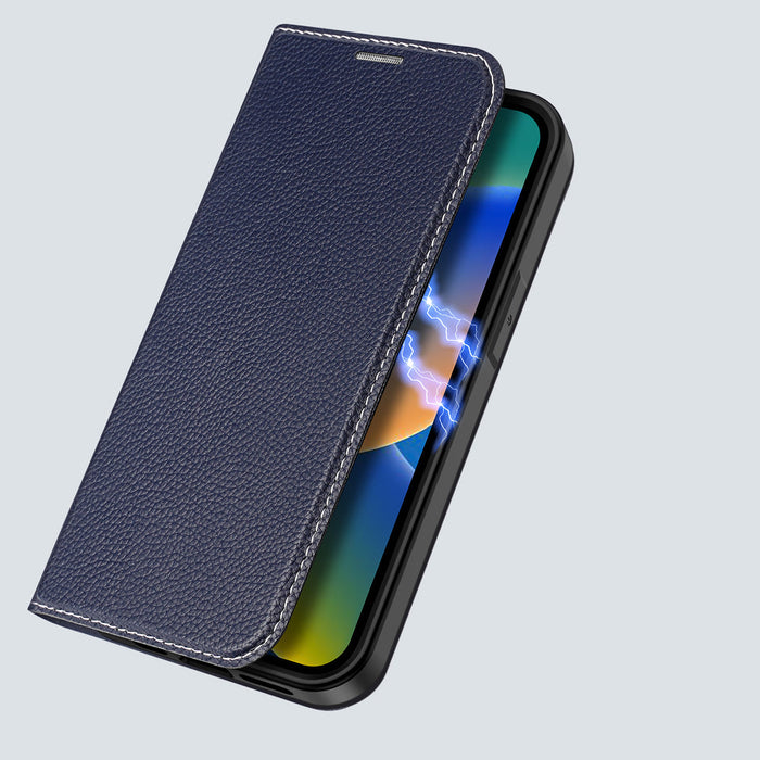 Dux Ducis Skin X2 case for iPhone 14 Pro Max case with magnetic flap blue - Cell phone cases and covers<<<HurtelXML