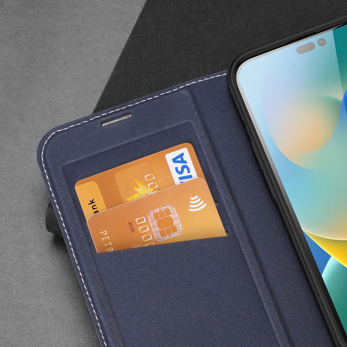 Dux Ducis Skin X2 case for iPhone 14 Pro Max case with magnetic flap blue - Cell phone cases and covers<<<HurtelXML