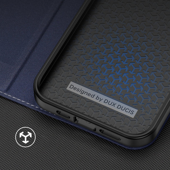 Dux Ducis Skin X2 case for iPhone 14 Pro Max case with magnetic flap blue - Cell phone cases and covers<<<HurtelXML