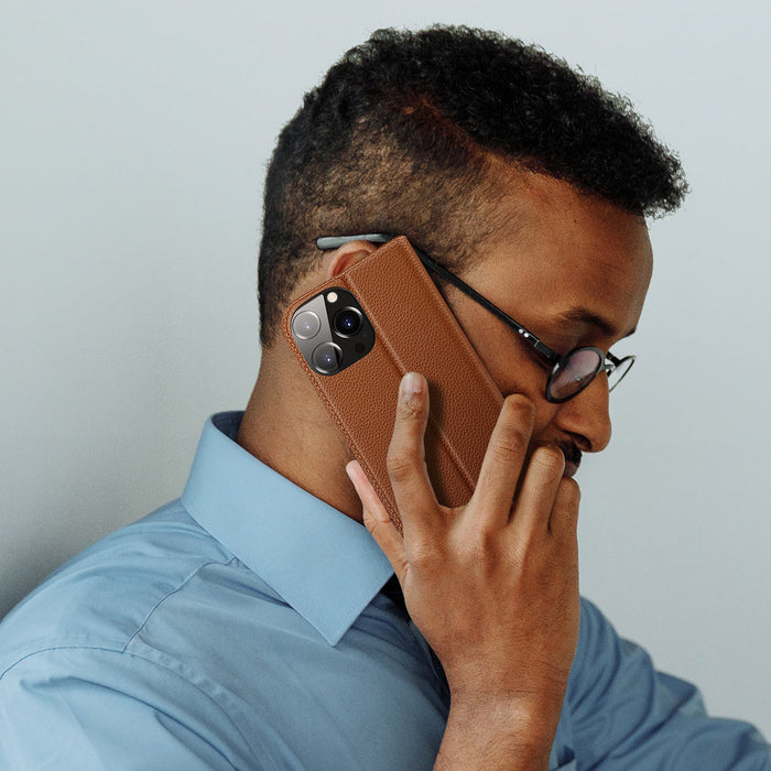 Dux Ducis Skin X2 case for iPhone 14 Pro Max case with magnetic flap brown - Cell phone cases and covers<<<HurtelXML