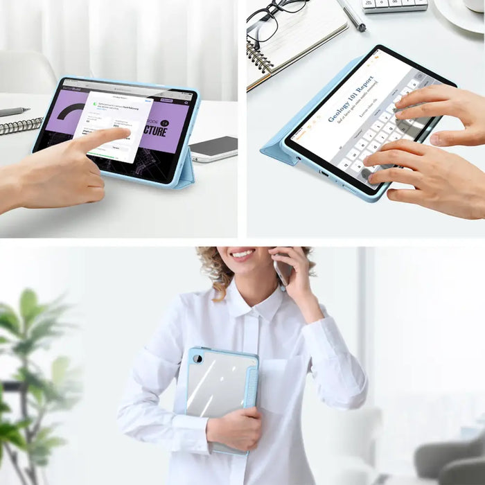 Dux Ducis Toby case with flip stand for Samsung Galaxy Tab A9 8.7’’ - blue - Cell phone cases and covers<<<HurtelXML