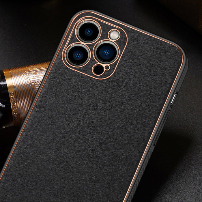 Dux Ducis Yolo elegant case made of soft TPU and PU leather for iPhone 13 Pro red - Cell phone cases