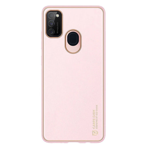 Dux Ducis Yolo elegant case made of soft TPU and PU leather for Samsung Galaxy M30s pink - Cell phone cases