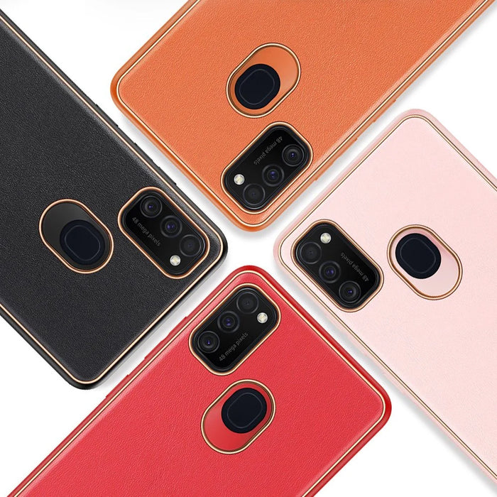 Dux Ducis Yolo elegant case made of soft TPU and PU leather for Samsung Galaxy M30s pink - Cell phone cases