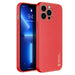 Dux Ducis Yolo elegant case made of soft TPU and PU leather for iPhone 13 Pro red - Cell phone cases