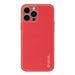 Dux Ducis Yolo elegant case made of soft TPU and PU leather for iPhone 13 Pro red - Cell phone cases