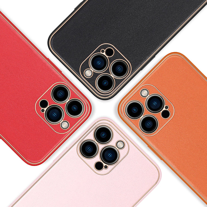 Dux Ducis Yolo elegant case made of soft TPU and PU leather for iPhone 13 Pro red - Cell phone cases