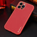 Dux Ducis Yolo elegant case made of soft TPU and PU leather for iPhone 13 Pro Max red - Cell phone cases