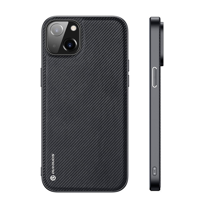 Dux Ducis Fino case cover nylon covered iPhone 14 Plus black