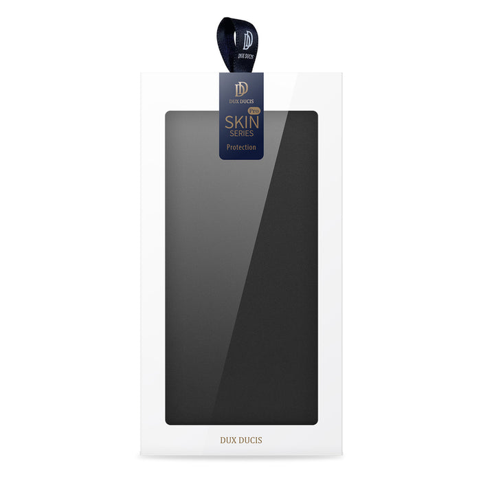 Dux Ducis Skin Pro case for Oppo Reno 8 flip cover card wallet stand black