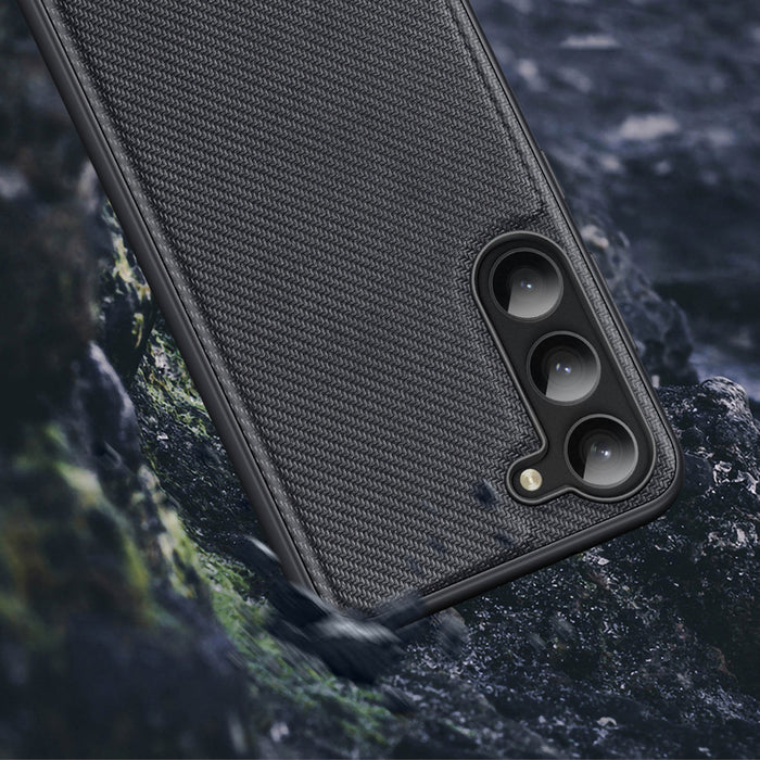 Dux Ducis Fino case Samsung Galaxy S23+ cover with silicone frame black