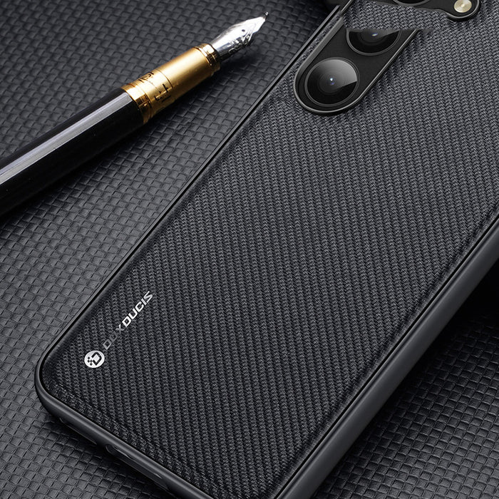 Dux Ducis Fino case Samsung Galaxy S23+ cover with silicone frame black