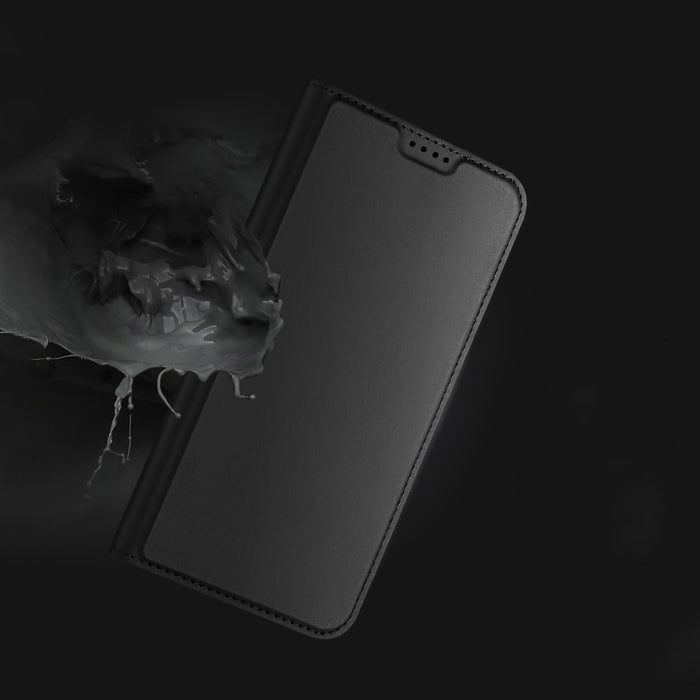 Dux Ducis Skin Pro Case For Realme GT Neo 5 / Realme GT3 Flip Cover Card Wallet Stand Black