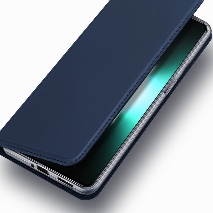 Dux Ducis Skin Pro Case For Realme GT Neo 5 / Realme GT3 Flip Cover Card Wallet Stand Black