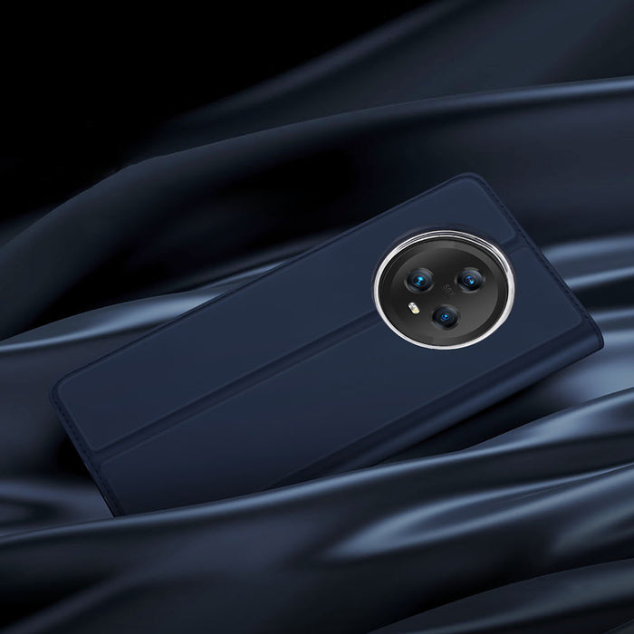 Dux Ducis Skin Pro Case for Honor Magic5 Flip Card Wallet Stand Blue