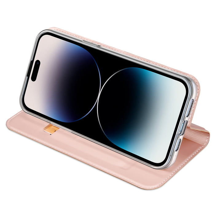 Dux Ducis Skin Pro Wallet Case for iPhone 15 Pro - Pink