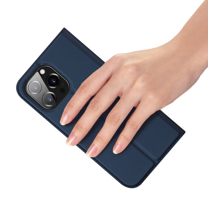 Dux Ducis Skin Pro Wallet Case for iPhone 15 Pro - Blue