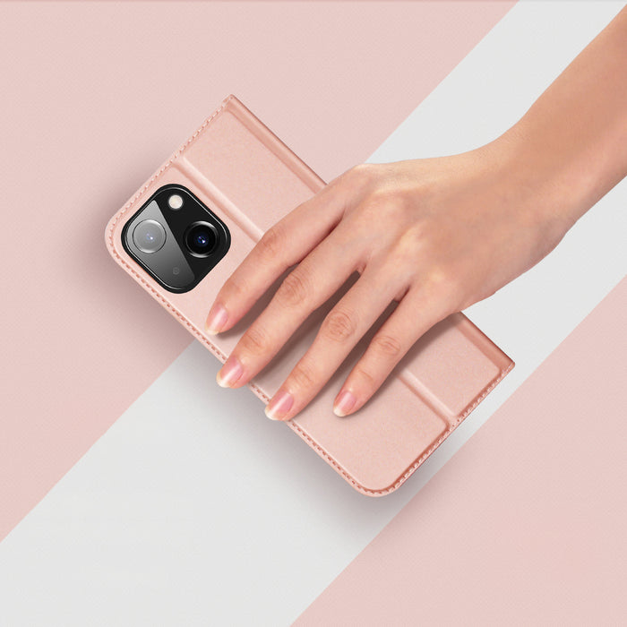 Dux Ducis Skin Pro Wallet Case for iPhone 15 Plus - Pink