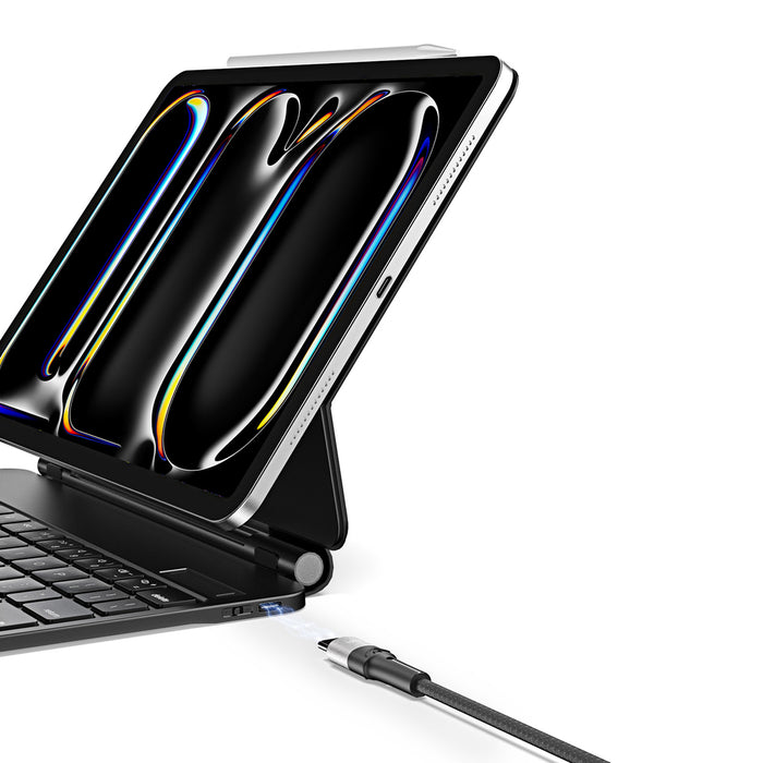 Dux Ducis Keyboard (MK Series) Case with Bluetooth Keyboard for iPad Pro 11" 2024 - Black