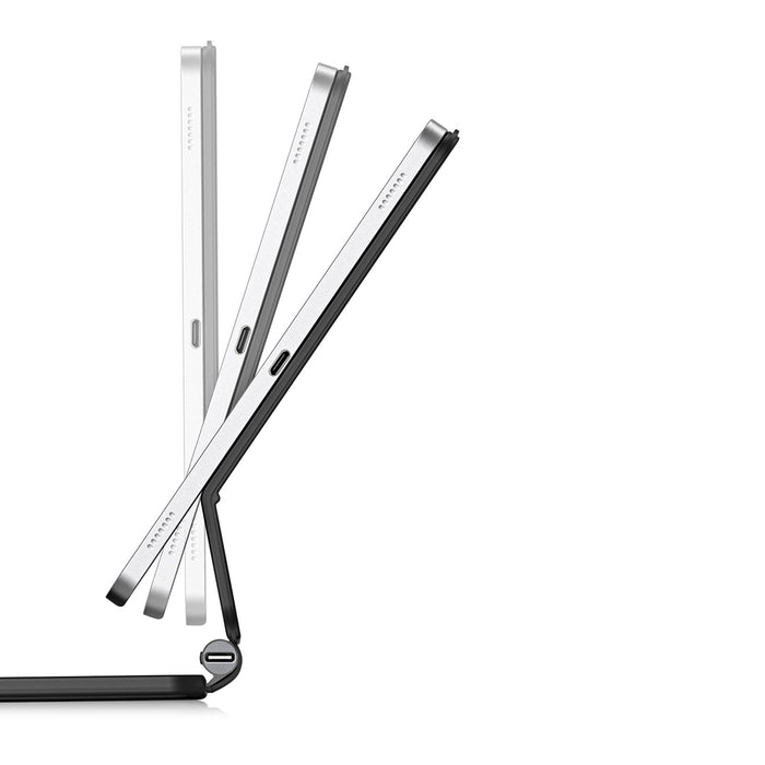 Dux Ducis Keyboard (MK Series) Case with Bluetooth Keyboard for Samsung Galaxy Tab S9+ / S8+ / S7+ - Black