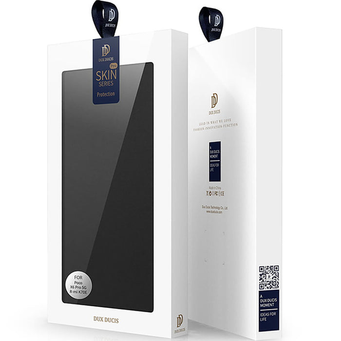 Dux Ducis Skin Pro case for Xiaomi Poco X6 Pro 5G / Redmi K70E with flap and card slot - black