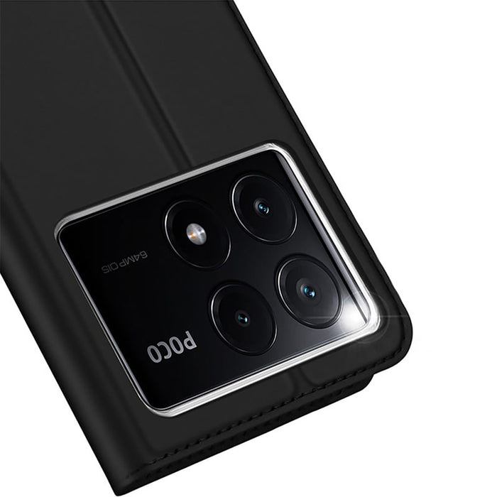 Dux Ducis Skin Pro case for Xiaomi Poco X6 Pro 5G / Redmi K70E with flap and card slot - black
