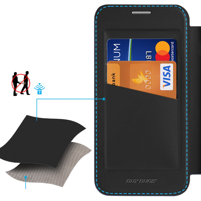 Dux Ducis Skin X Pro case for Samsung Galaxy S25 with MagSafe and wallet - black