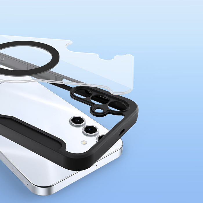 Dux Ducis Skin X Pro case for Samsung Galaxy S25 with MagSafe and wallet - black