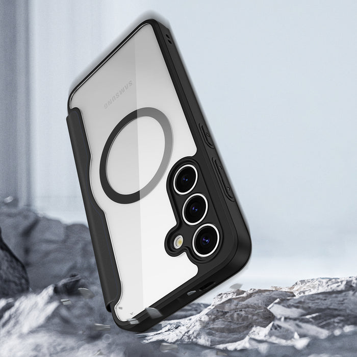 Dux Ducis Skin X Pro case for Samsung Galaxy S25+ with MagSafe and wallet - black