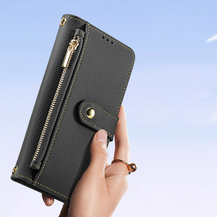 Dux Ducis Lawa Leather Case for iPhone 16 - Black