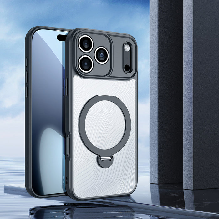 Dux Ducis Aimo Mag Case with Magnetic Ring and Stand for iPhone 17 Pro Max - Black