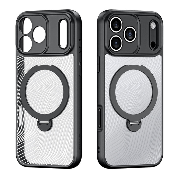 Dux Ducis Aimo Mag Case with Magnetic Ring and Stand for iPhone 17 Pro Max - Black