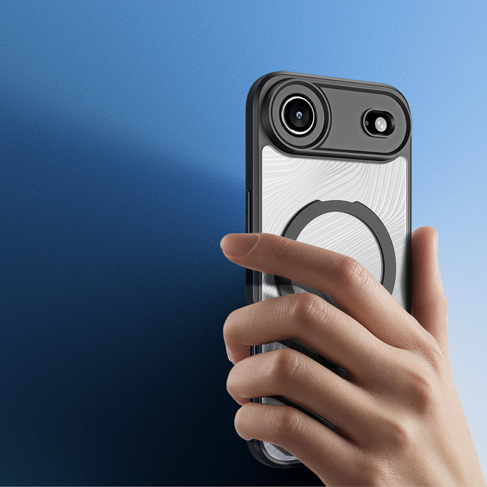 Dux Ducis Aimo Mag Case with Magnetic Ring and Stand for iPhone 17 Air – Black