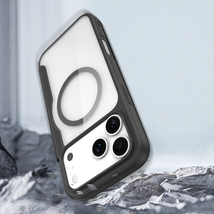 Dux Ducis Skin X Pro Case for iPhone 17 Pro with Wallet, MagSafe Compatible - Black