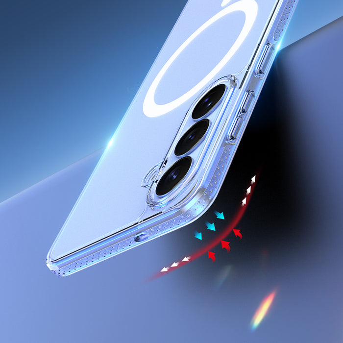 Dux Ducis Clin Mag Case Compatible with MagSafe for Samsung S26 - Transparent